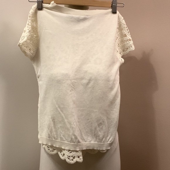 BCBGMAXAZRIA Morton Sweater In Gardenia size XXS - Picture 9 of 10